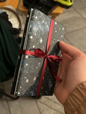 Set of 3 Handmade Mini Notebooks Star Theme gift 24-pages dotted paper